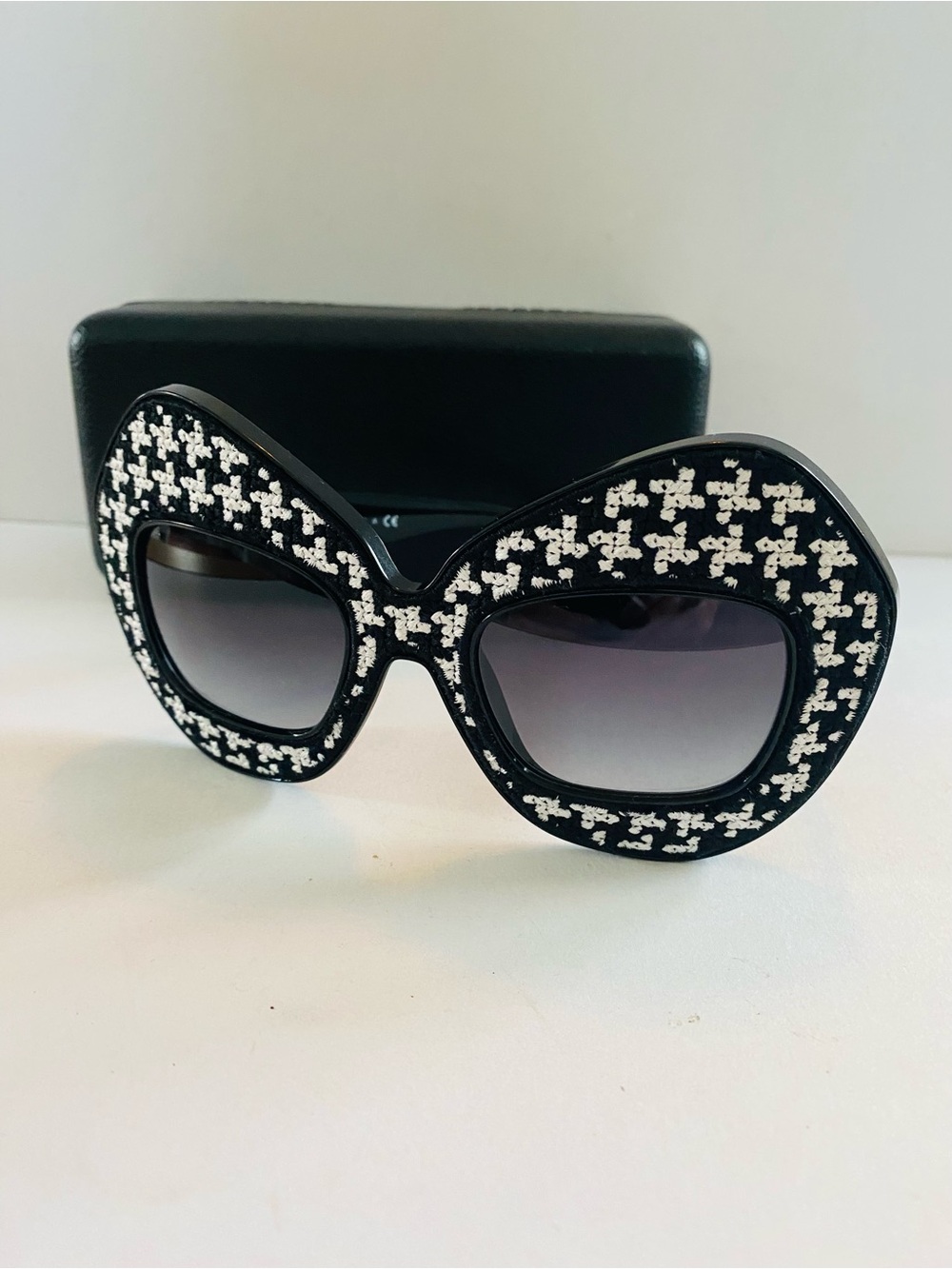 🛍️Dolce & Gabbana Authentic 2016 Vintage Limited Edition Houndstooth Sunglasses